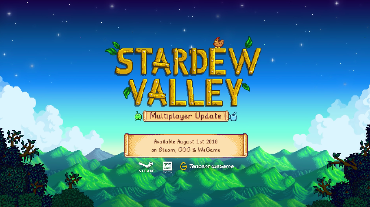Stardew Valley multiplayer out on 1 August