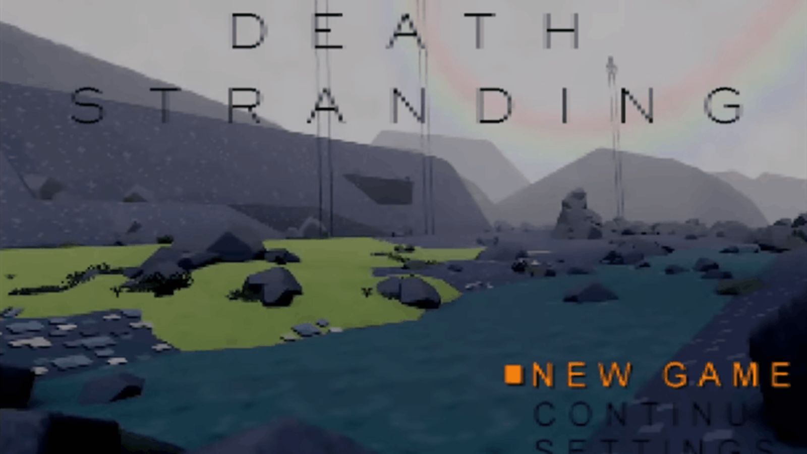 Fan creates Death Stranding "demake" trailer for the original PlayStation
