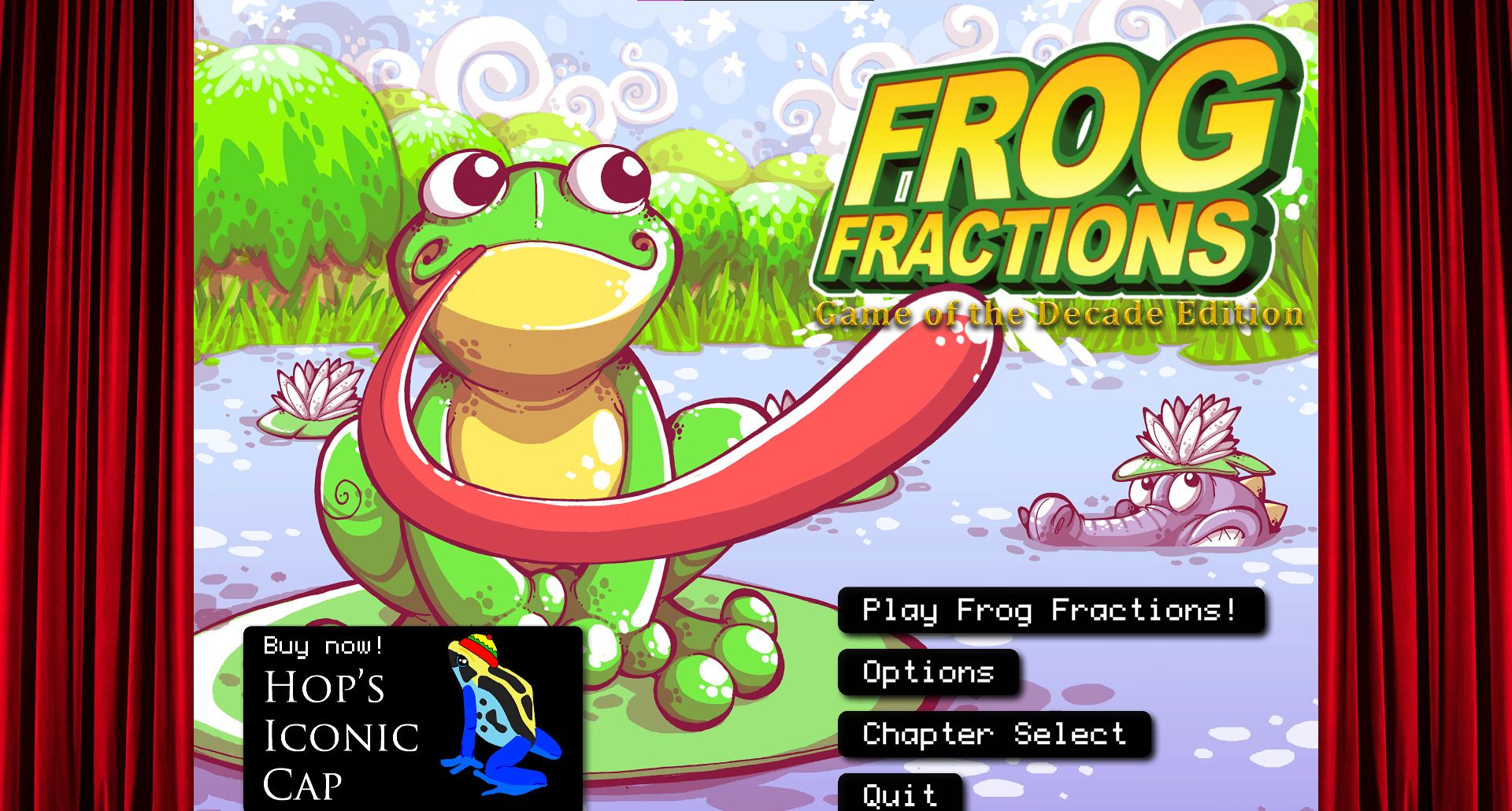 Frog Fractions: Game of the Decade edition is on Steam and everyone needs to play it